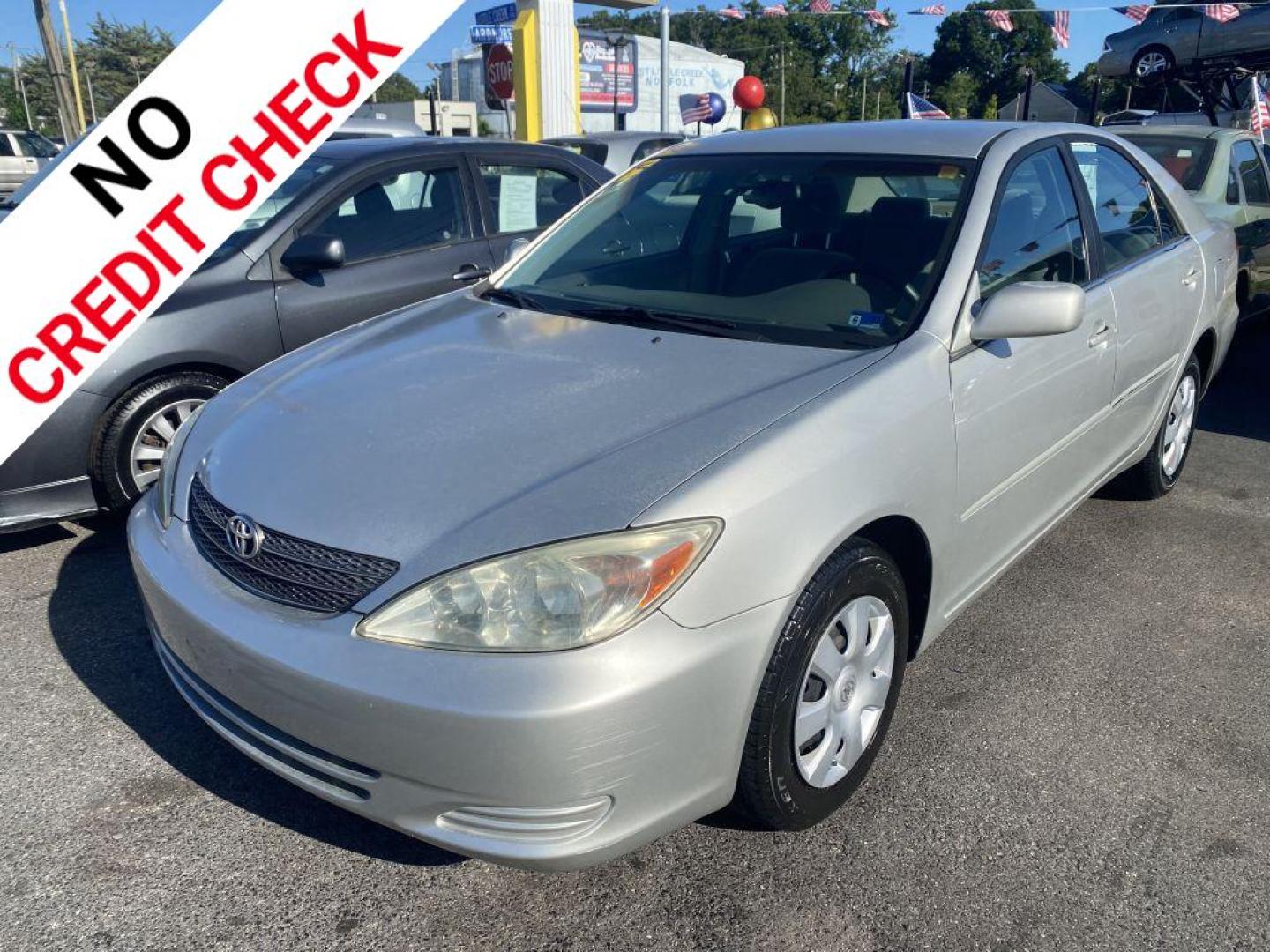 2003 SILVER TOYOTA CAMRY LE (4T1BE32K63U) with an 2.4L engine, Automatic transmission, located at 930 E Little Creek Road, Norfolk, VA, 23518, (757) 588-0420, 36.915051, -76.244408- Photo#0