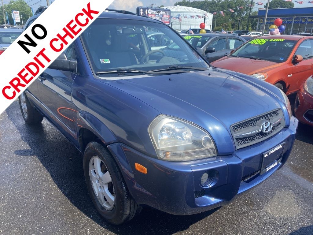 2006 BLUE HYUNDAI TUCSON GL (KM8JM12B26U) with an 2.0L engine, Automatic transmission, located at 930 E Little Creek Road, Norfolk, VA, 23518, (757) 588-0420, 36.915051, -76.244408- Photo#0