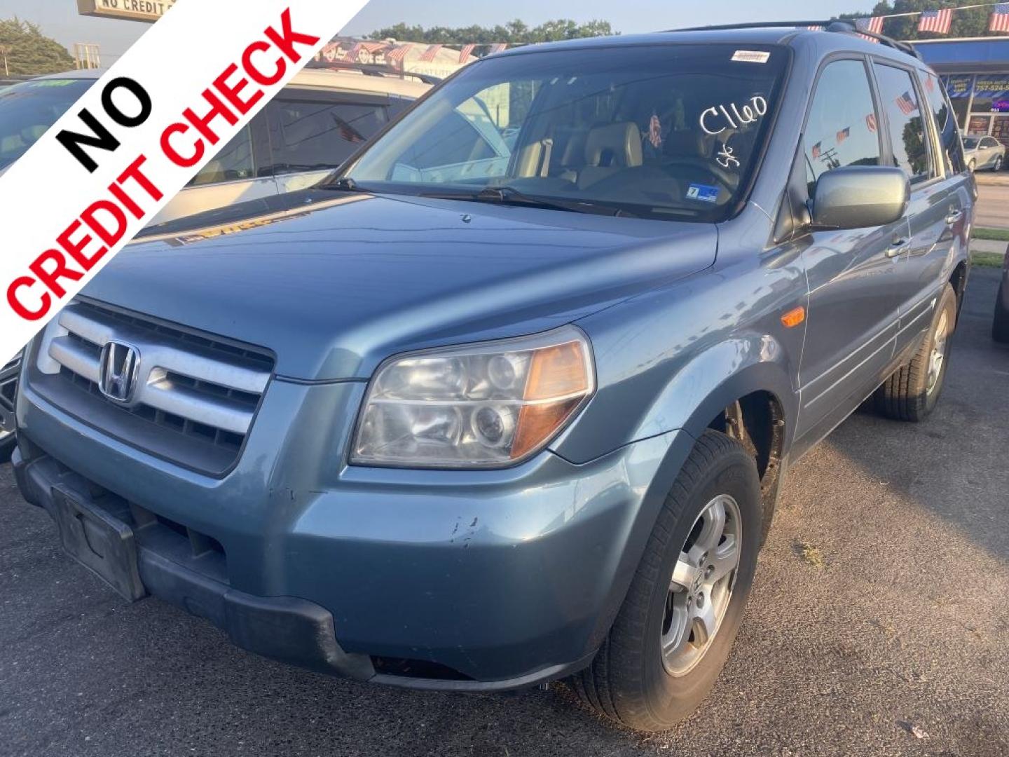 2007 BLUE HONDA PILOT EXL (5FNYF18777B) with an 3.5L engine, Automatic transmission, located at 930 E Little Creek Road, Norfolk, VA, 23518, (757) 588-0420, 36.915051, -76.244408- Photo#0