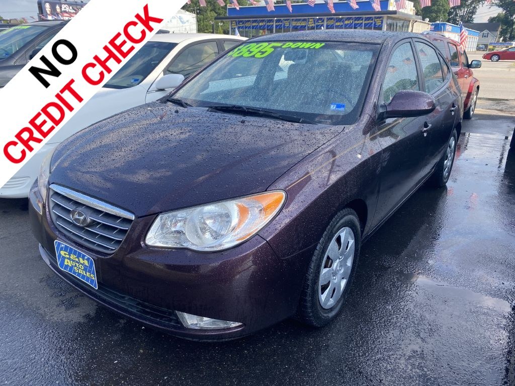 2008 PURPLE HYUNDAI ELANTRA GLS (KMHDU46D78U) with an 2.0L engine, Automatic transmission, located at 930 E Little Creek Road, Norfolk, VA, 23518, (757) 588-0420, 36.915051, -76.244408- Photo#0