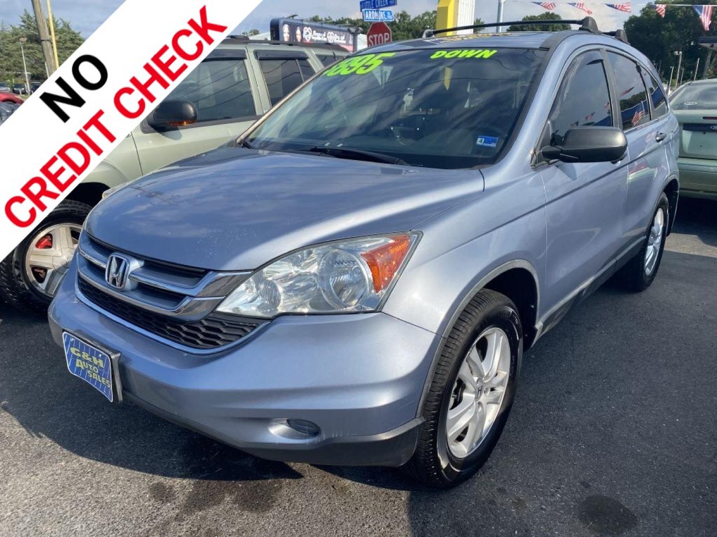 2011 BLUE HONDA CR-V EX (5J6RE4H54BL) with an 2.4L engine, Automatic transmission, located at 930 E Little Creek Road, Norfolk, VA, 23518, (757) 588-0420, 36.915051, -76.244408- Photo#0