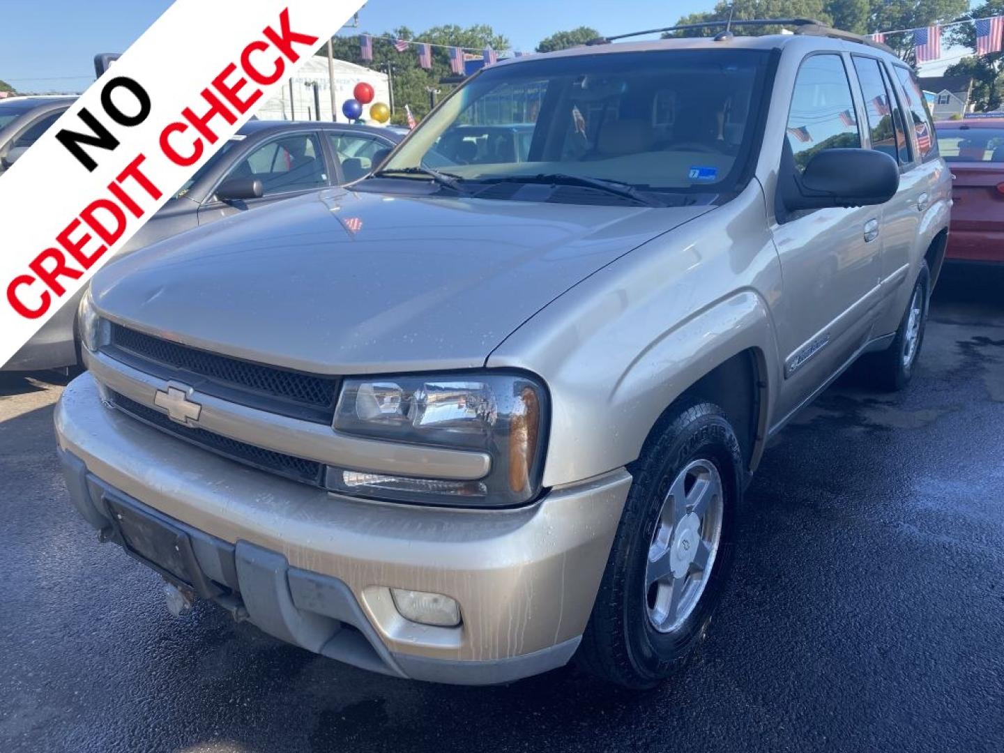 2004 TAN CHEVROLET TRAILBLAZER LS (1GNDT13S942) with an 4.2L engine, Automatic transmission, located at 930 E Little Creek Road, Norfolk, VA, 23518, (757) 588-0420, 36.915051, -76.244408- Photo#0
