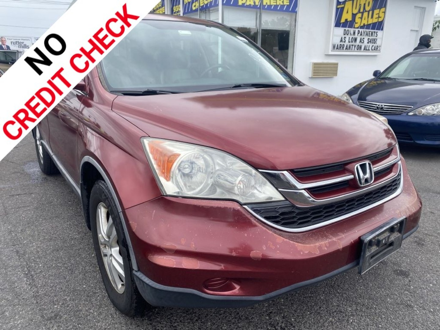 2010 BURG HONDA CR-V EXL (5J6RE4H71AL) with an 2.4L engine, Automatic transmission, located at 930 E Little Creek Road, Norfolk, VA, 23518, (757) 588-0420, 36.915051, -76.244408- Photo#0
