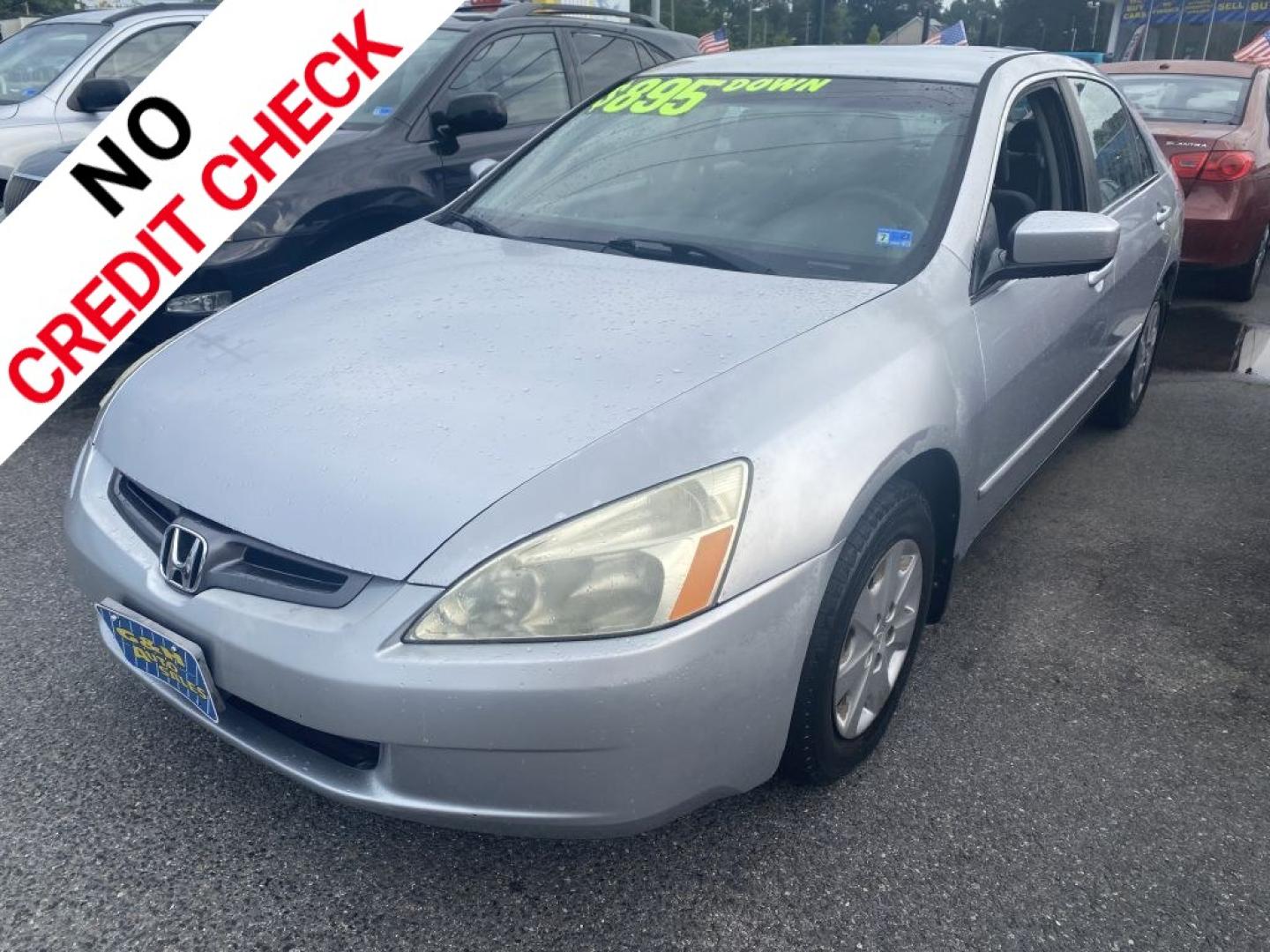 2003 SILVER HONDA ACCORD LX (1HGCM56343A) with an 2.4L engine, Automatic transmission, located at 930 E Little Creek Road, Norfolk, VA, 23518, (757) 588-0420, 36.915051, -76.244408- Photo#0
