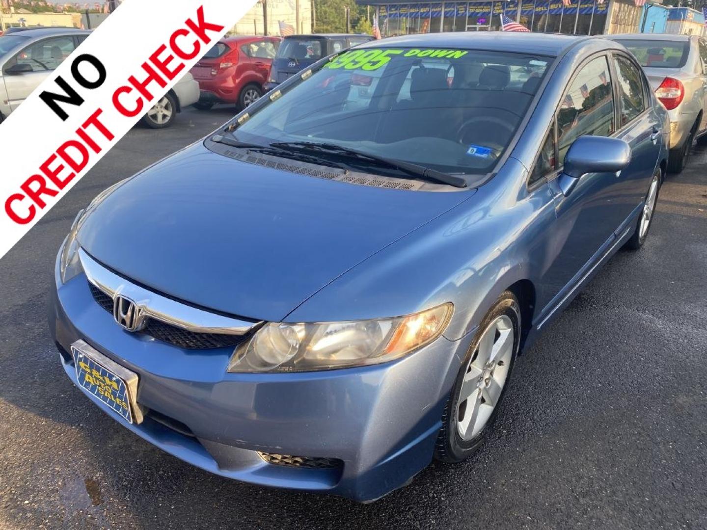 2011 BLUE HONDA CIVIC LX-S (2HGFA1F65BH) with an 1.8L engine, Automatic transmission, located at 930 E Little Creek Road, Norfolk, VA, 23518, (757) 588-0420, 36.915051, -76.244408- Photo#0