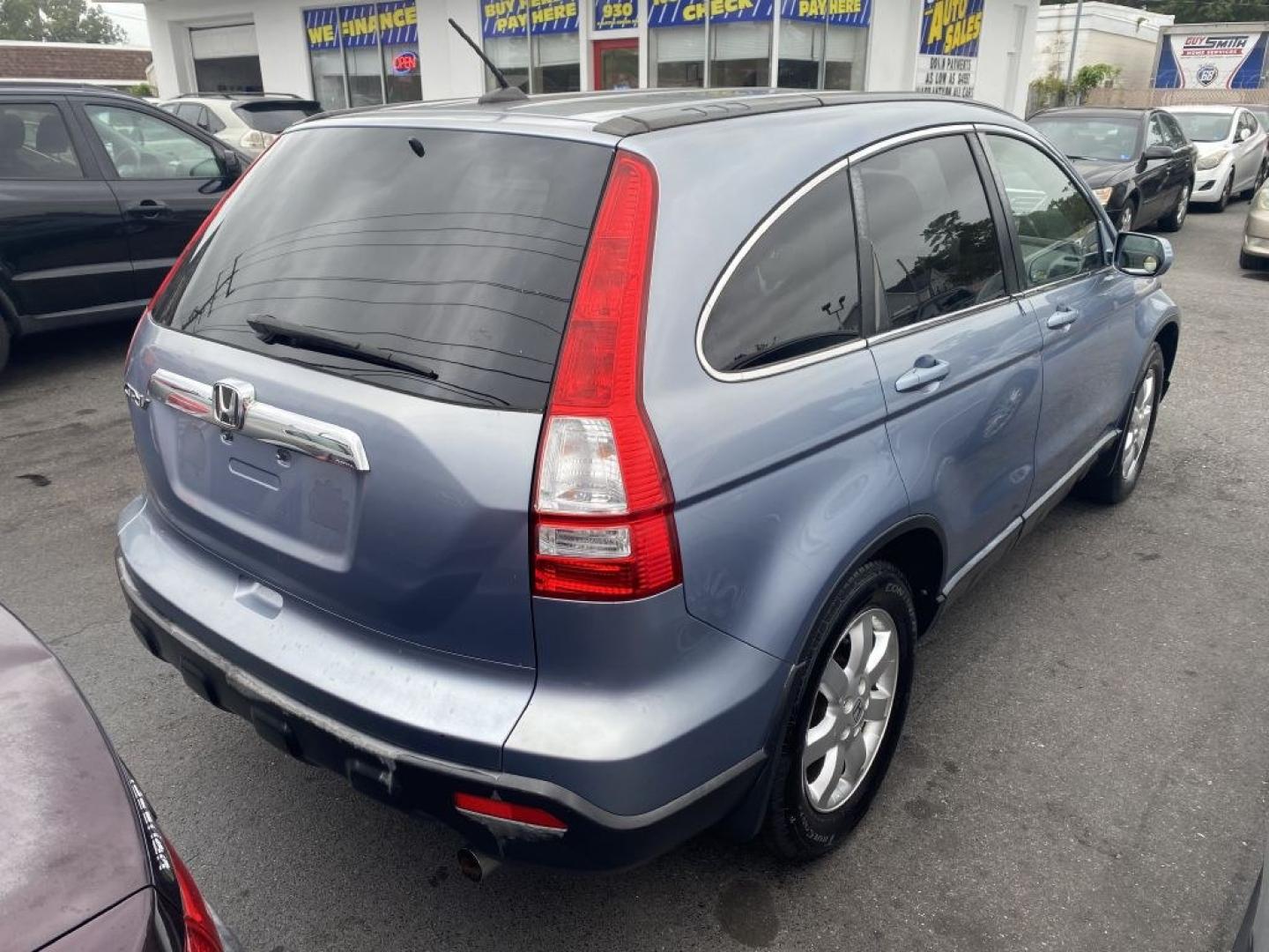 2007 BLUE HONDA CR-V EXL (JHLRE38717C) with an 2.4L engine, Automatic transmission, located at 930 E Little Creek Road, Norfolk, VA, 23518, (757) 588-0420, 36.915051, -76.244408- Photo#3