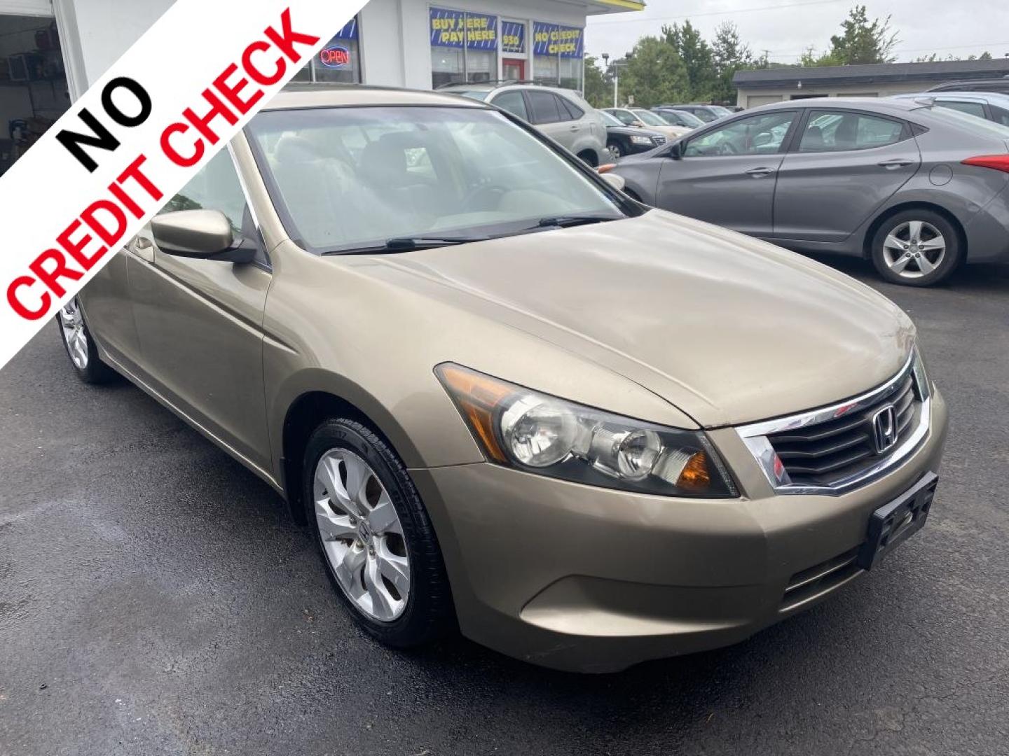 2009 GOLD HONDA ACCORD EX (1HGCP26719A) with an 2.4L engine, Automatic transmission, located at 930 E Little Creek Road, Norfolk, VA, 23518, (757) 588-0420, 36.915051, -76.244408- Photo#0