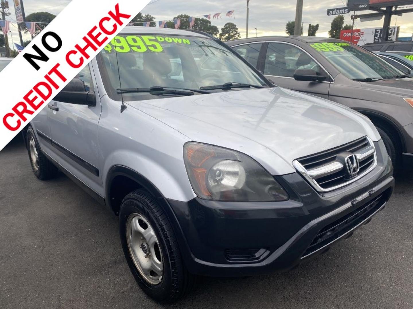 2003 SILVER HONDA CR-V LX (SHSRD68493U) with an 2.4L engine, Automatic transmission, located at 930 E Little Creek Road, Norfolk, VA, 23518, (757) 588-0420, 36.915051, -76.244408- Photo#0