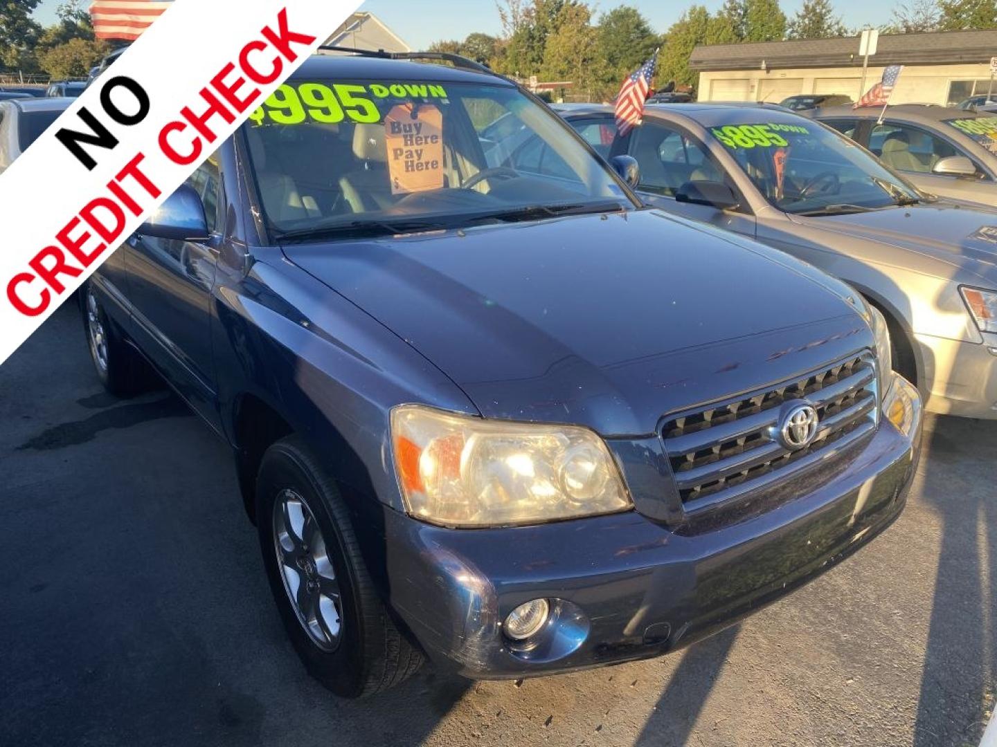 2007 BLUE TOYOTA HIGHLANDER SPORT (JTEHP21A170) with an 3.3L engine, Automatic transmission, located at 930 E Little Creek Road, Norfolk, VA, 23518, (757) 588-0420, 36.915051, -76.244408- Photo#0