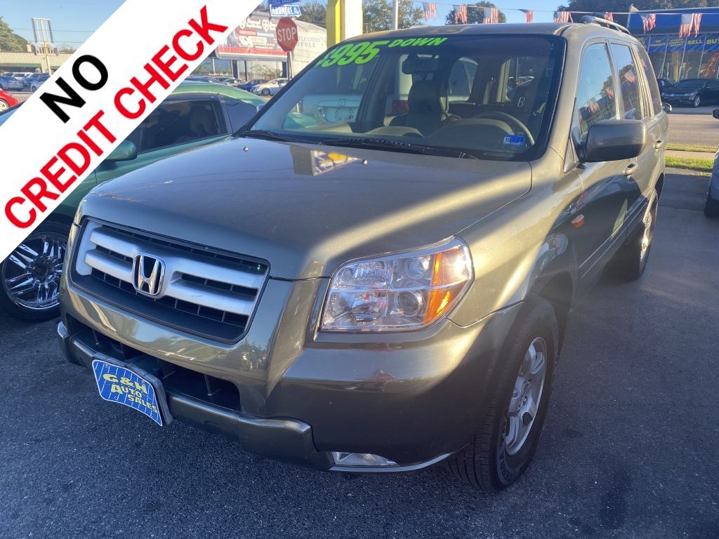 2006 GREEN HONDA PILOT EX (5FNYF28646B) with an 3.5L engine, Automatic transmission, located at 930 E Little Creek Road, Norfolk, VA, 23518, (757) 588-0420, 36.915051, -76.244408- Photo#0